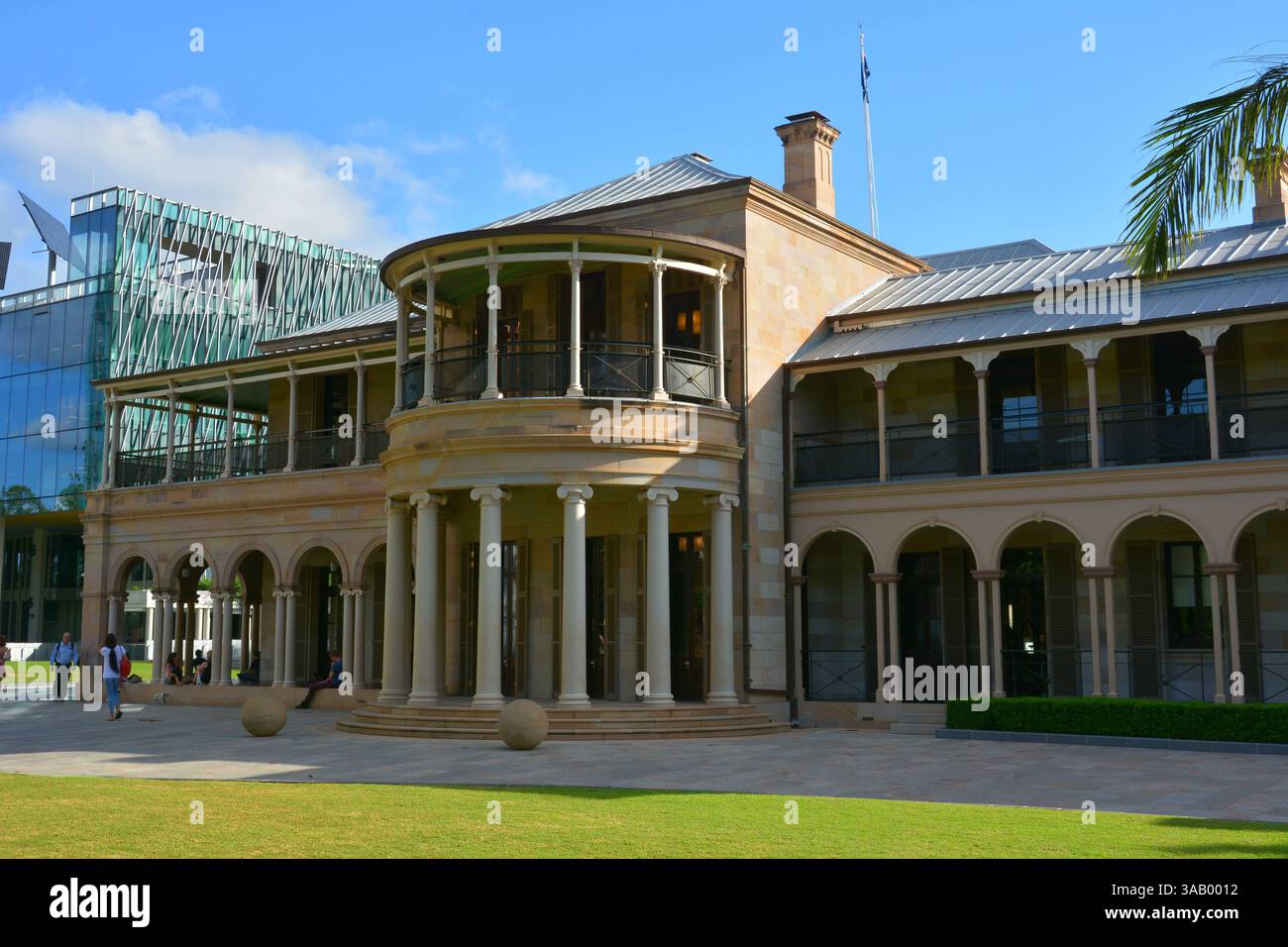 Brisbane, Queensland, Australia – March 10, 2015. Old Government House in Brisbane. This 1862 building was designed as a residence for Sir George Bowe Stock Photo