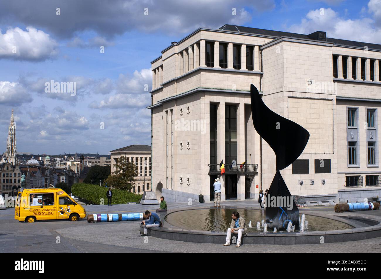 September 13, 2010 - Belgium - ''The Whirling Ear'' mobile by Alexander Calder,Mont des Arts, Brussels,Belgium (Credit Image: ©  via ZUMA Wire) Stock Photo