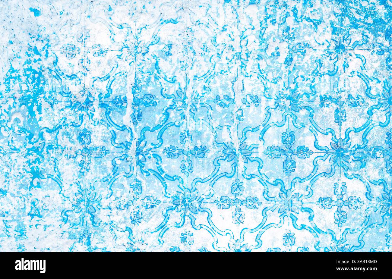 Blue and white retro texture. Nice vintage background. Stock Photo