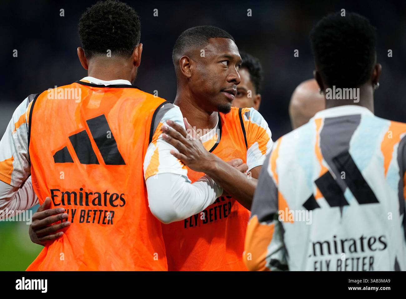 David Alaba of Real Madrid looks on during the Spanish Cup, Copa del ...