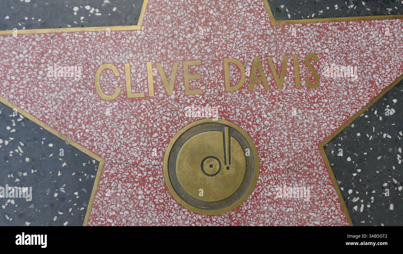 Los Angeles, California, USA 31st March 2025 Clive Davis. Hollywood ...