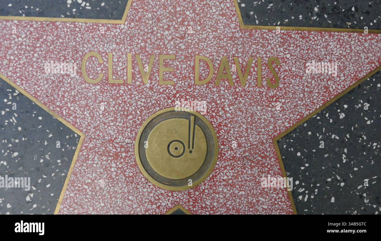 Los Angeles, California, USA 31st March 2025 Clive Davis. Hollywood ...