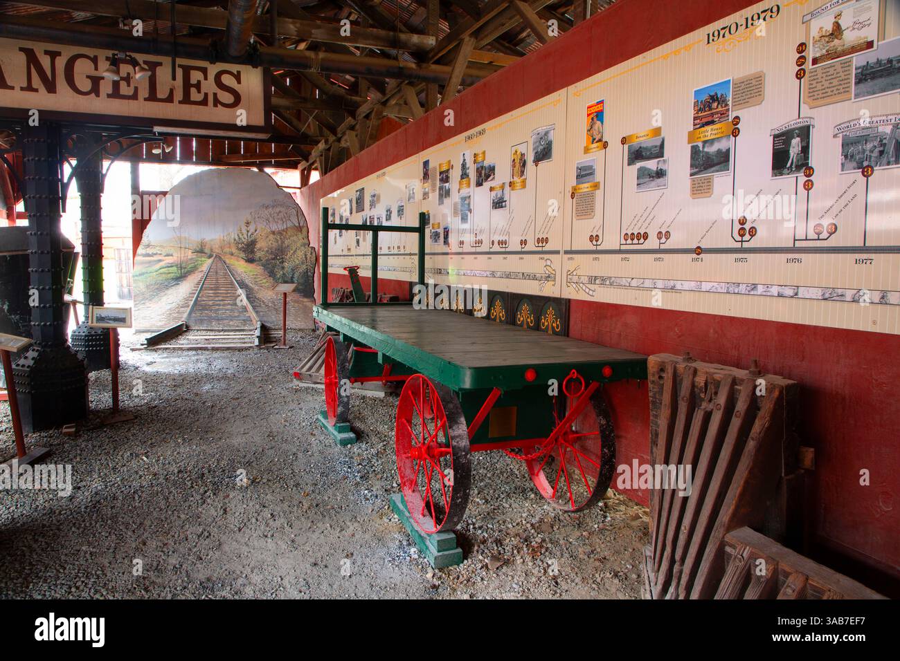 Railroad timeline, Railtown 1897 State Historic Park, California Stock ...