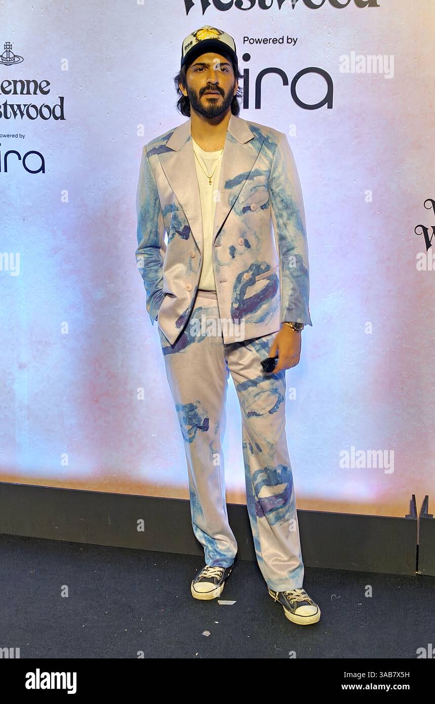 Bollywood actor Harsh Varrdhan Kapoor poses for a photo as he arrives ...