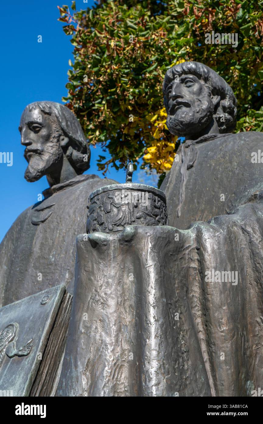 Monument saints cyril methodius in hi-res stock photography and