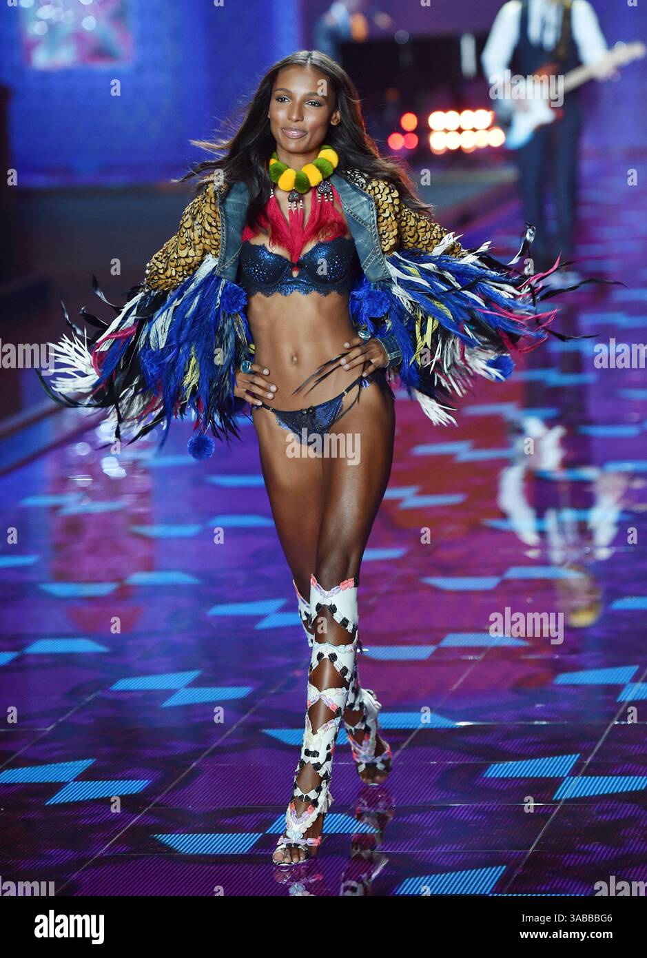 Jasmine Tookes walks the runway during the 2018 Victoria's Secret