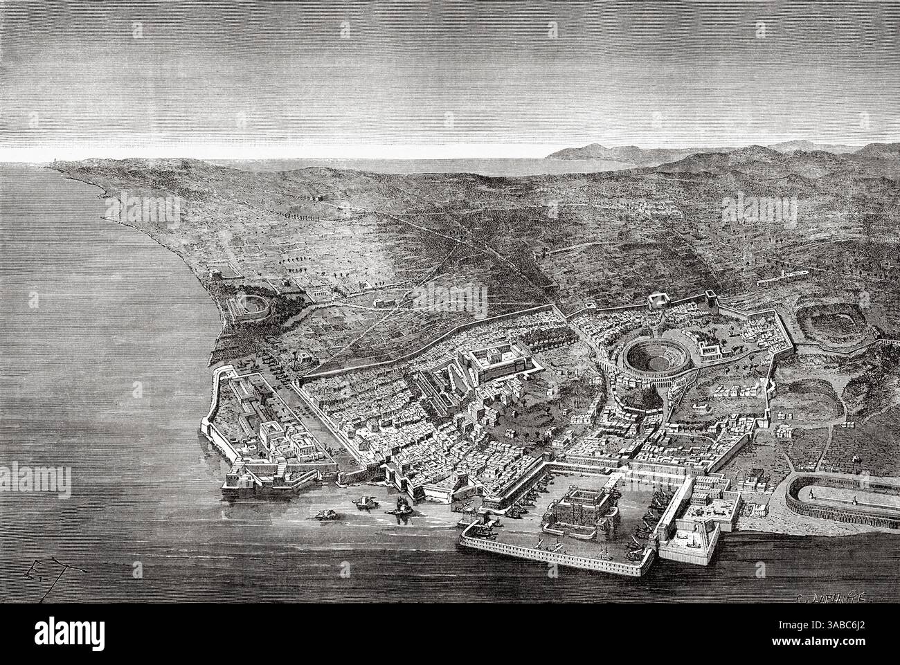 Utica, ancient Phoenician and Carthaginian city located near the ...