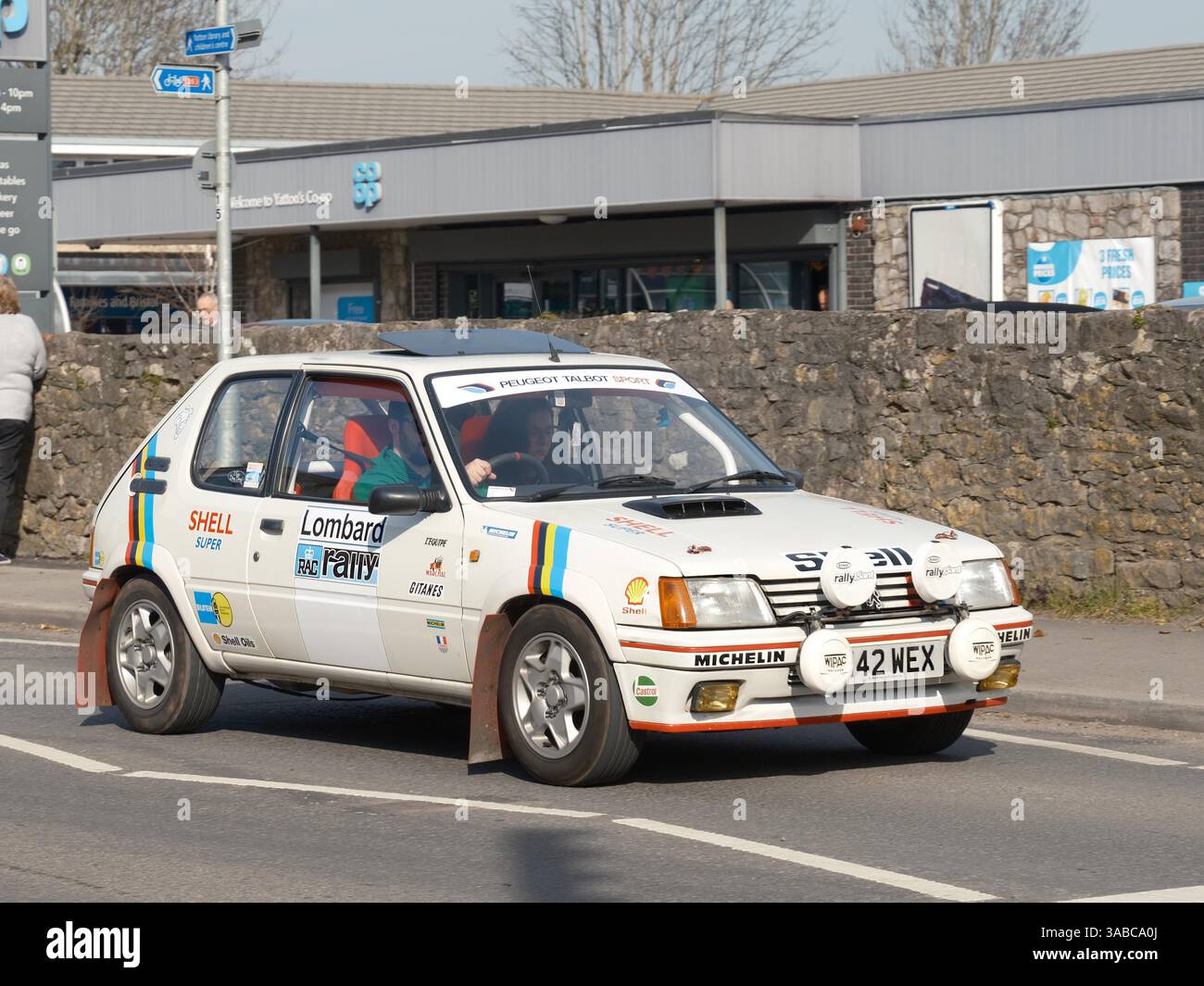 Peugeot 205 rally car hi-res stock photography and images