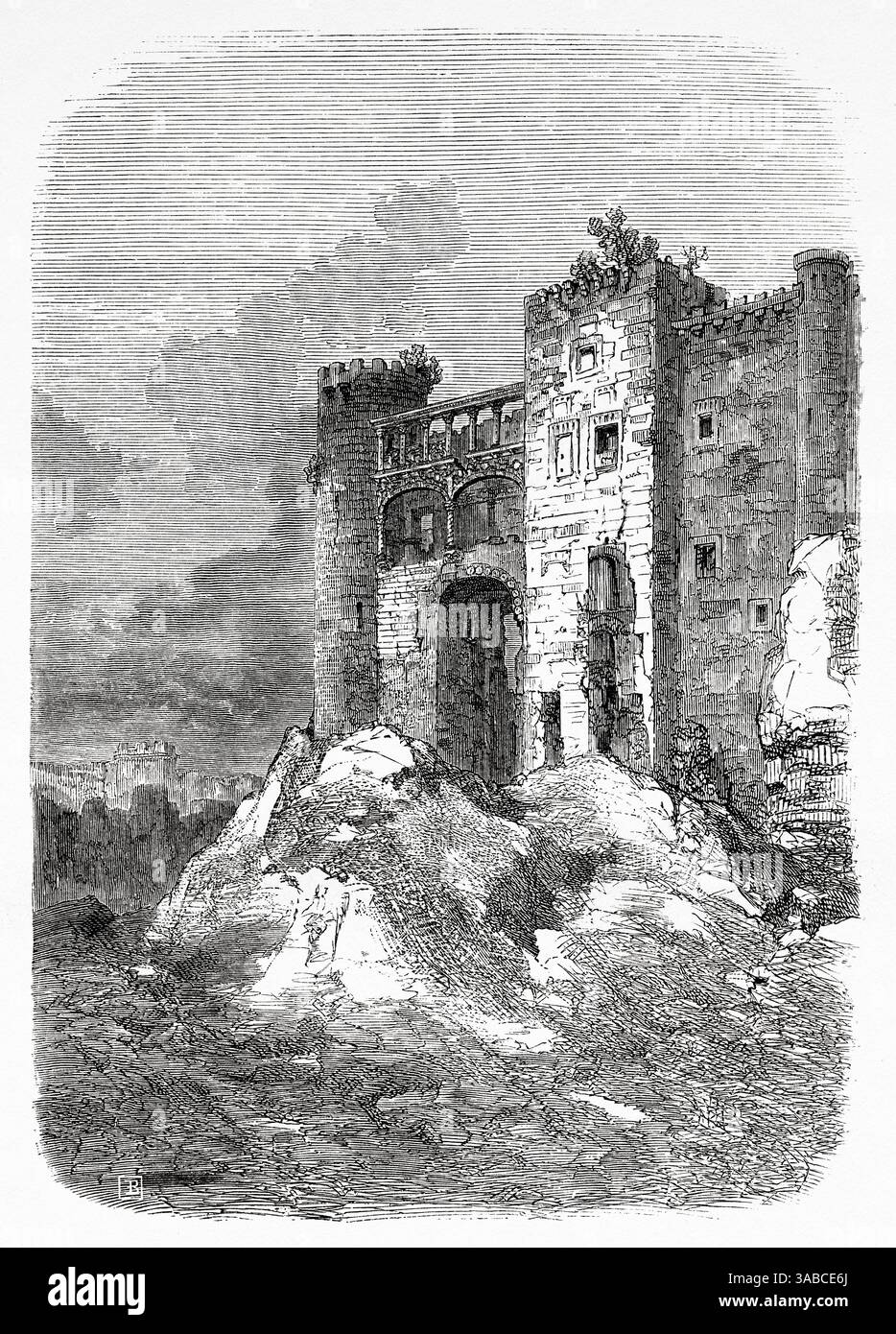 Architecture in castile and leon in the 19th century Cut Out Stock ...