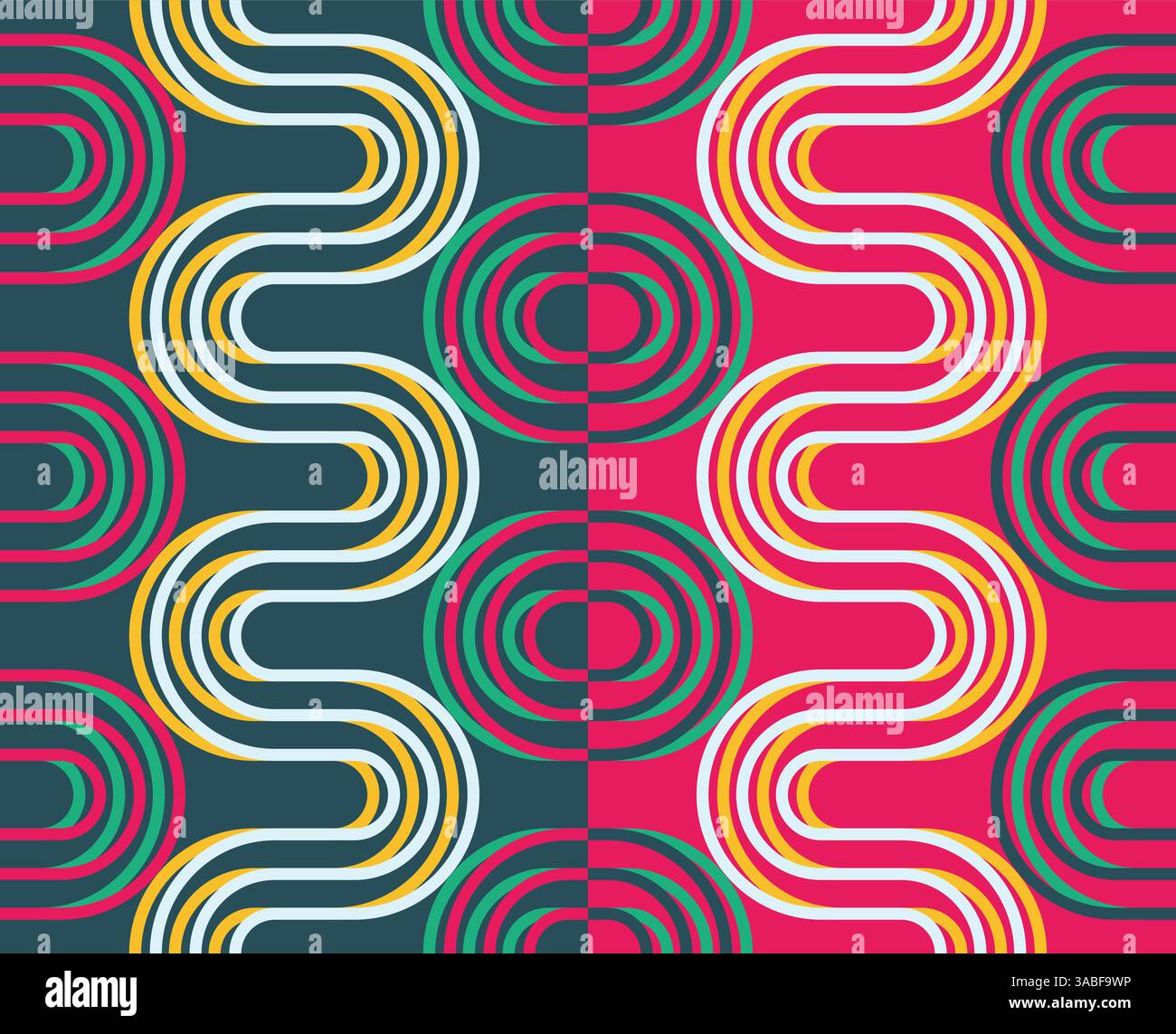 Vector seamless pattern. Simple geometrical design. Abstract background for textile, wrapper and wallpaper. Stock Vector
