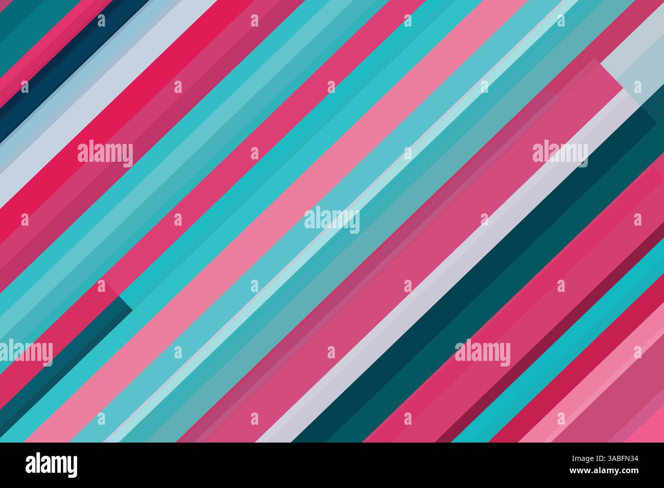 A colorful striped background. A 3d stripes texture. Stock Vector