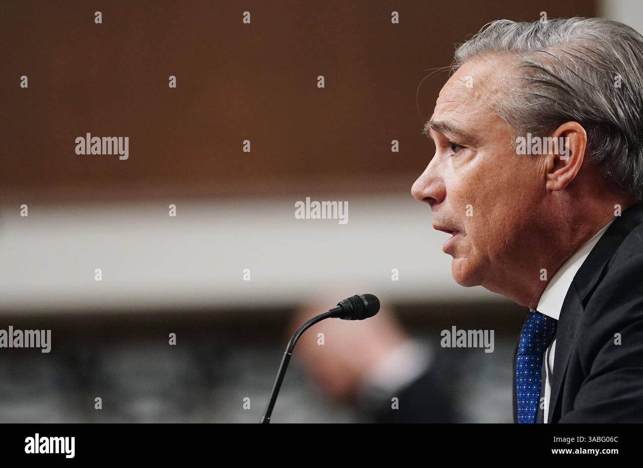President and CEO of Boeing Kelly Ortberg testifies before a Senate ...