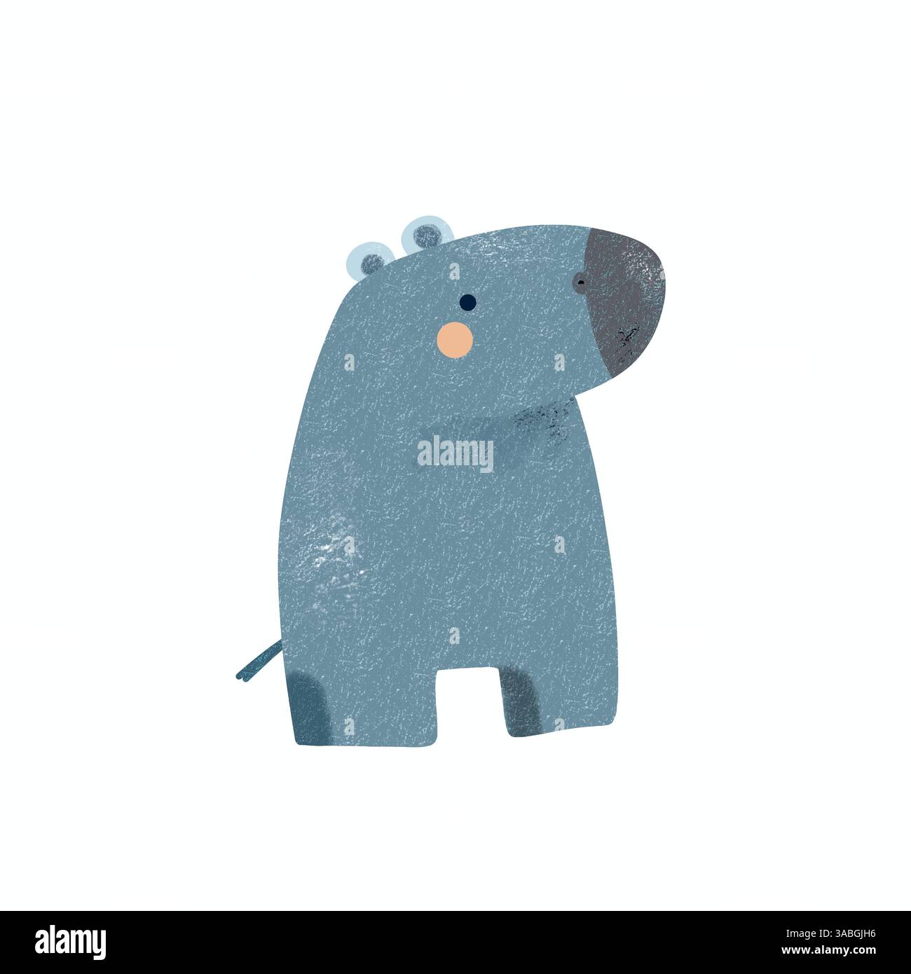 Hippopotamus drawing hi-res stock photography and images - Alamy, image size:1300x1390