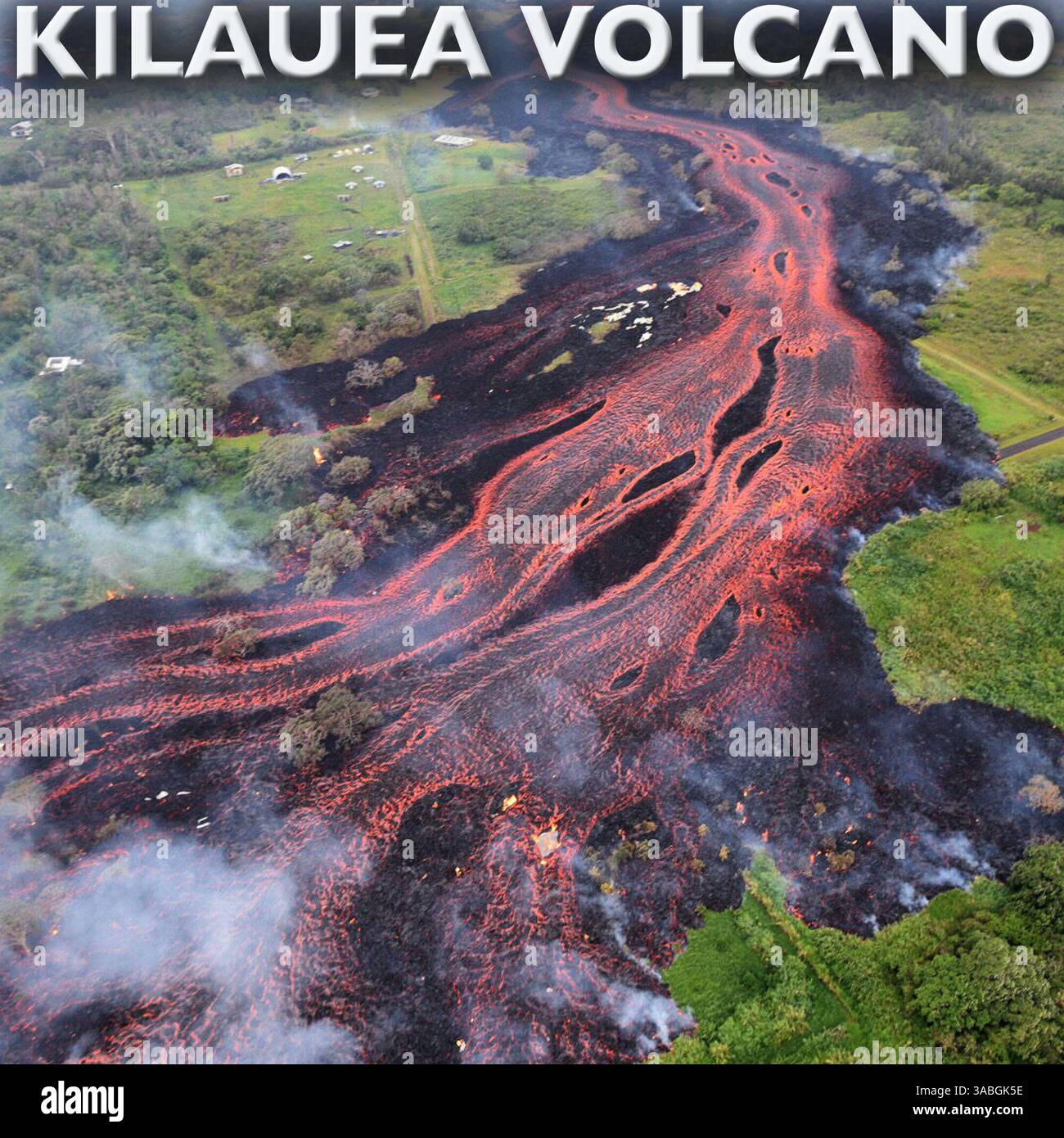 May 19, 2018 - Hawaii, U.S. - Helicopter overflight of Kilauea Volcano ...