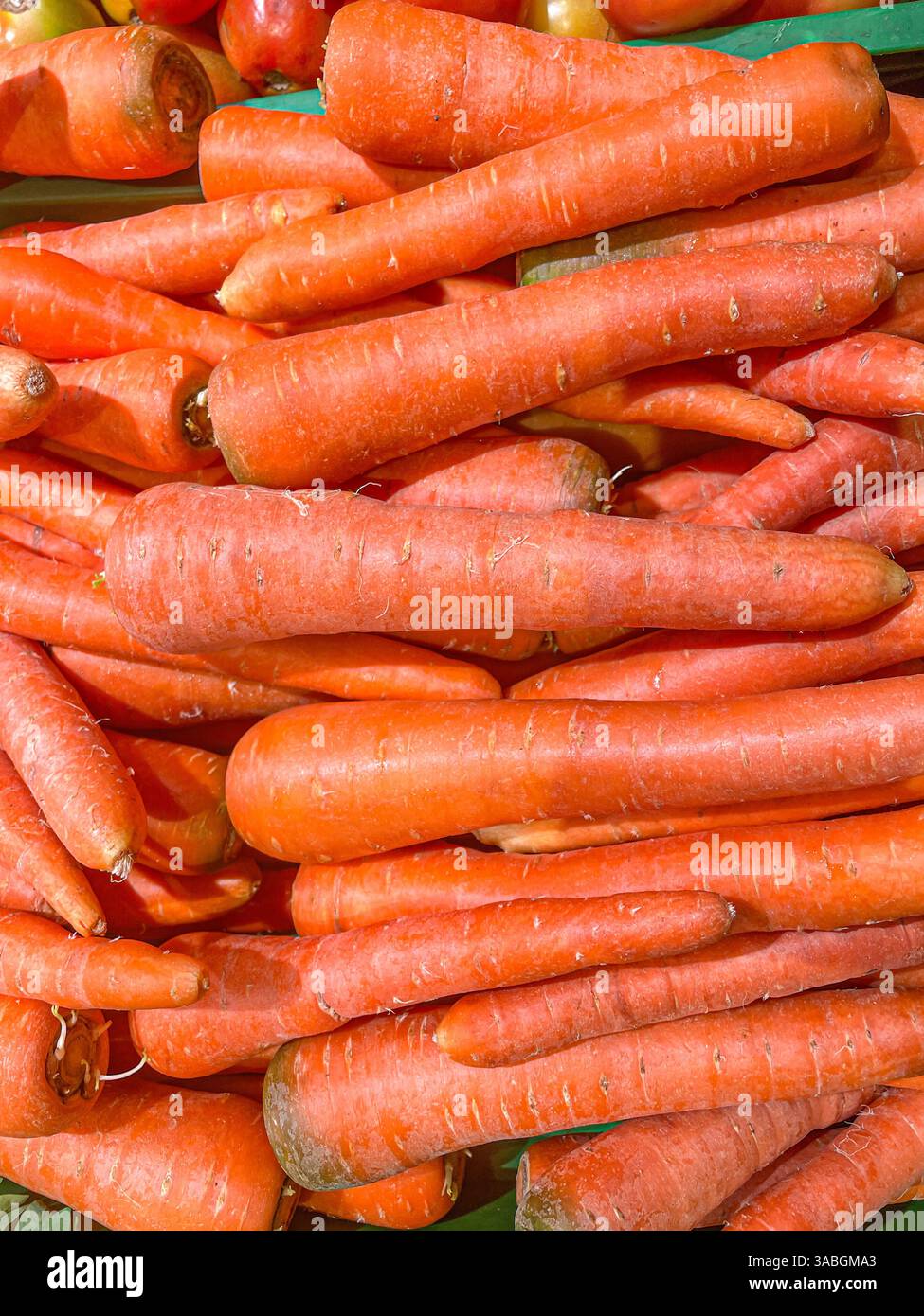 texture background of fresh carrots as background - Smartphone Captured Stock Image