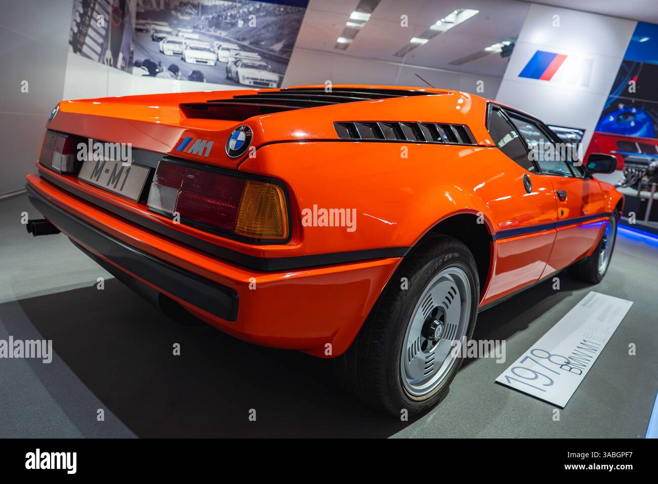 1978 BMW M1 Displayed in the BMW Museum in Munich, Germany Stock Photo ...