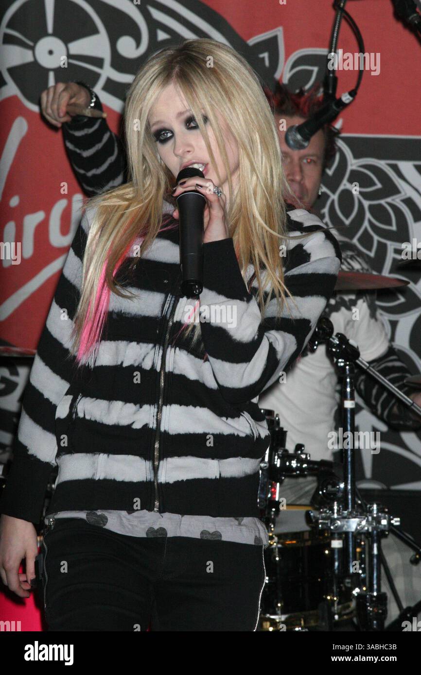 April 18 2007, New York CityRecording artist Avril Lavigne performed at ...
