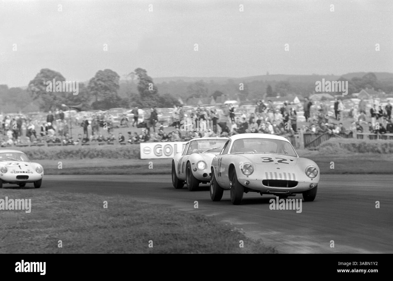2nd Place Mike Parkes (GBR) Ferrari 250 GTO, (car following), works his ...