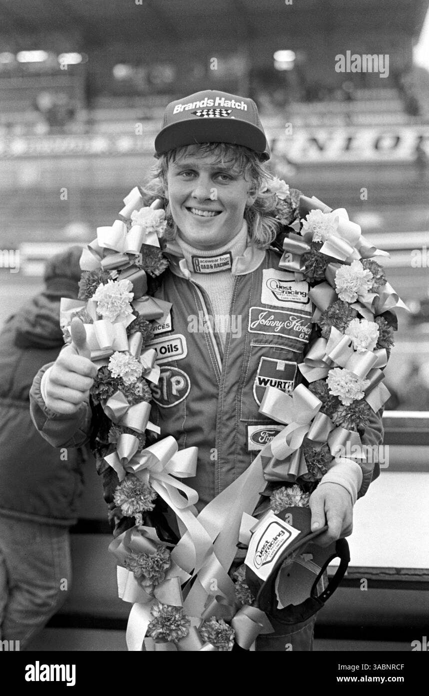 Festival winner Johnny Herbert (GBR) celebrates victory..British ...