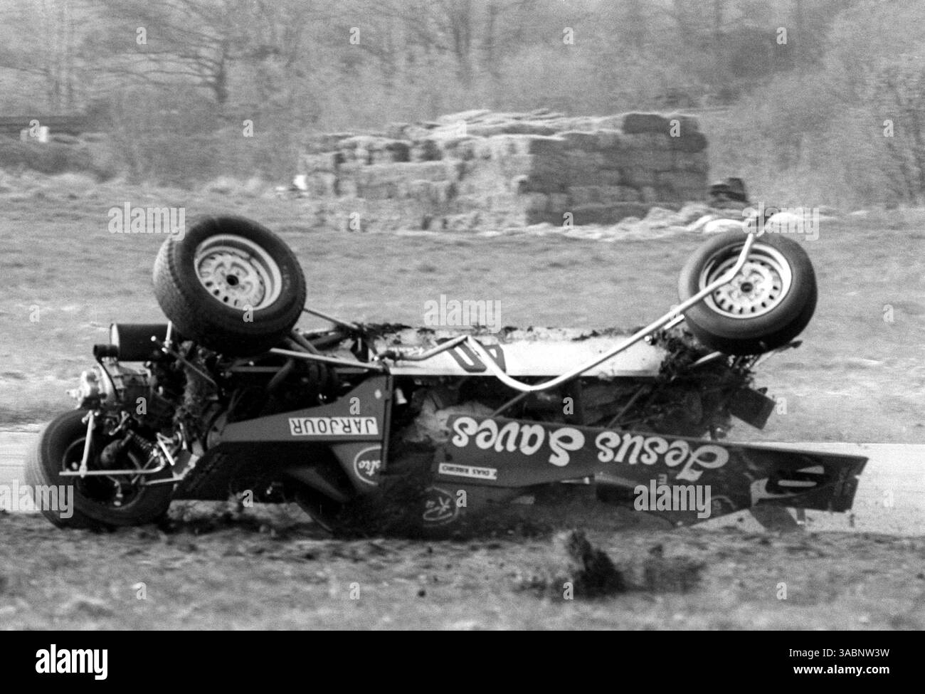 Alex Dias Ribeiro (BRA), Jesus Saves Racing, crashes and rolls heavily ...