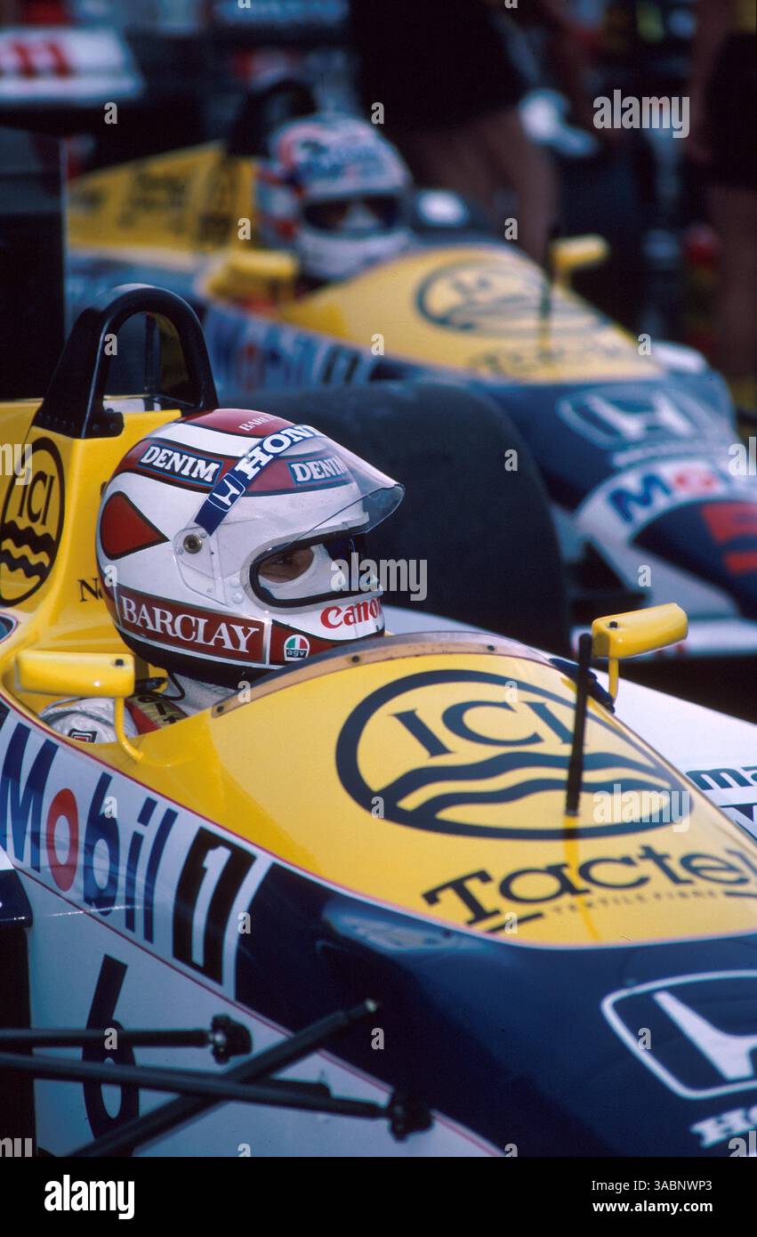 Nelson piquet 1987 hi-res stock photography and images - Alamy