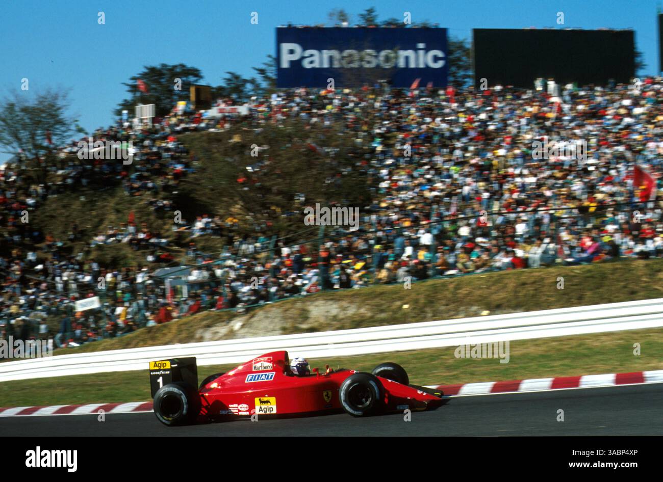 Alain Prost(FRA), Ferrari 641, DNF..Japanese GP - Suzuka, Japan, 21 ...