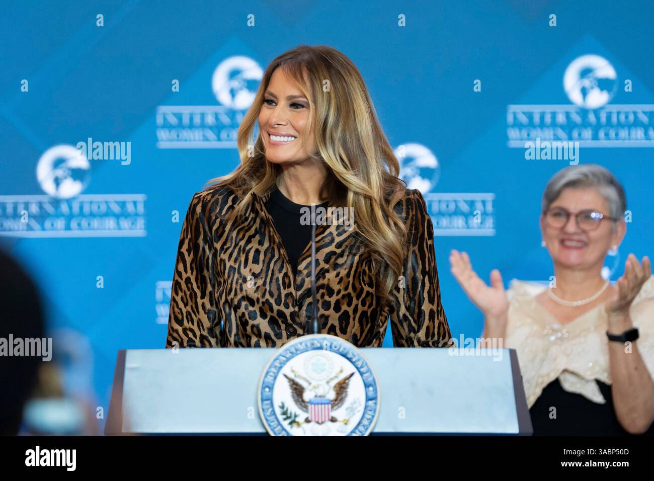 Melania trump model hi-res stock photography and images - Alamy