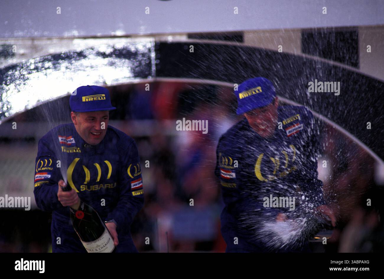 Subaru Rally Podium Subaru world rally championship 1995 hi-res stock photography and ...