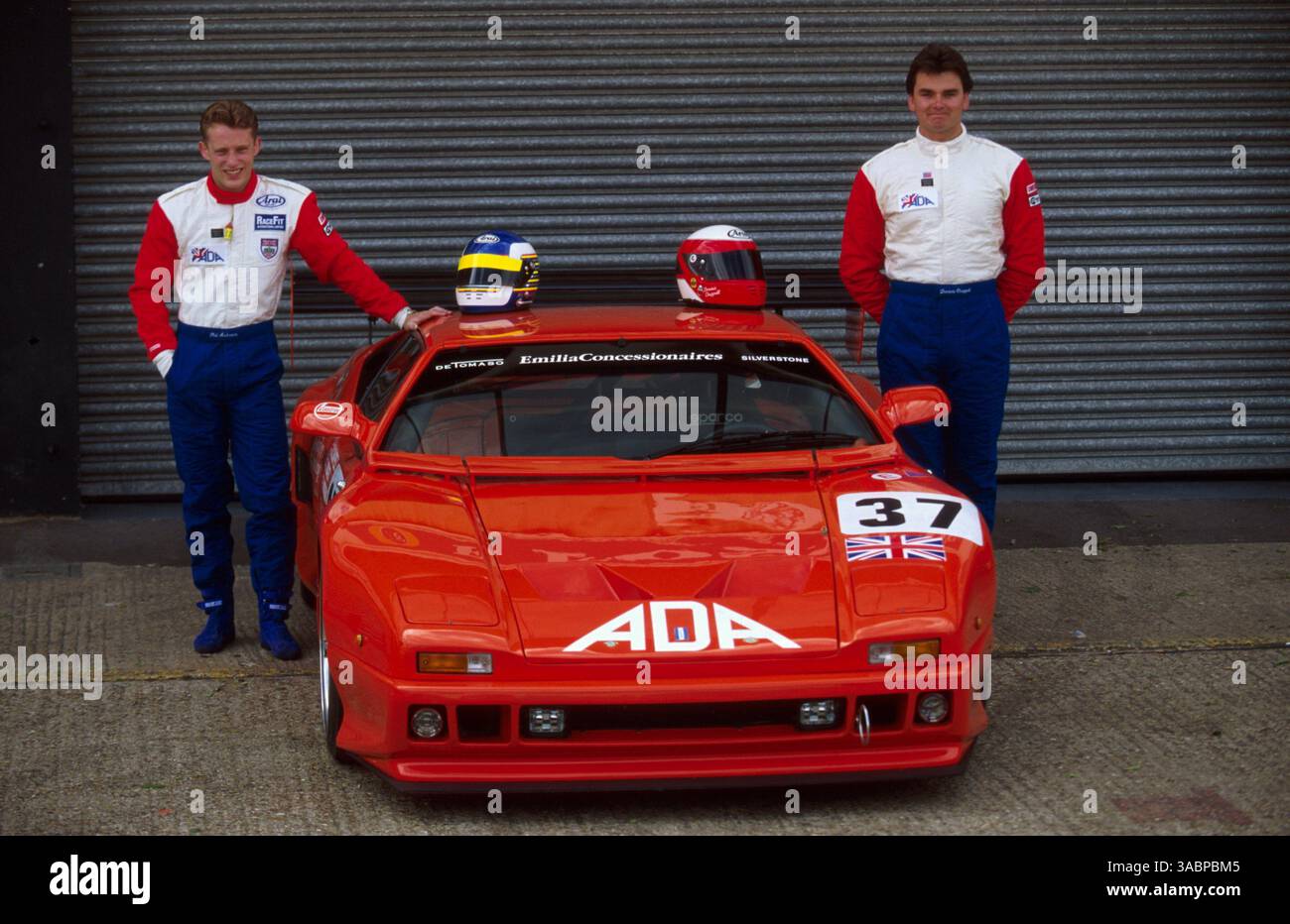 Dominic Chappel Racing Driver Drivers Phil Andrews (GBR) and Dominic Chappell (GBR) with the new ADA ...