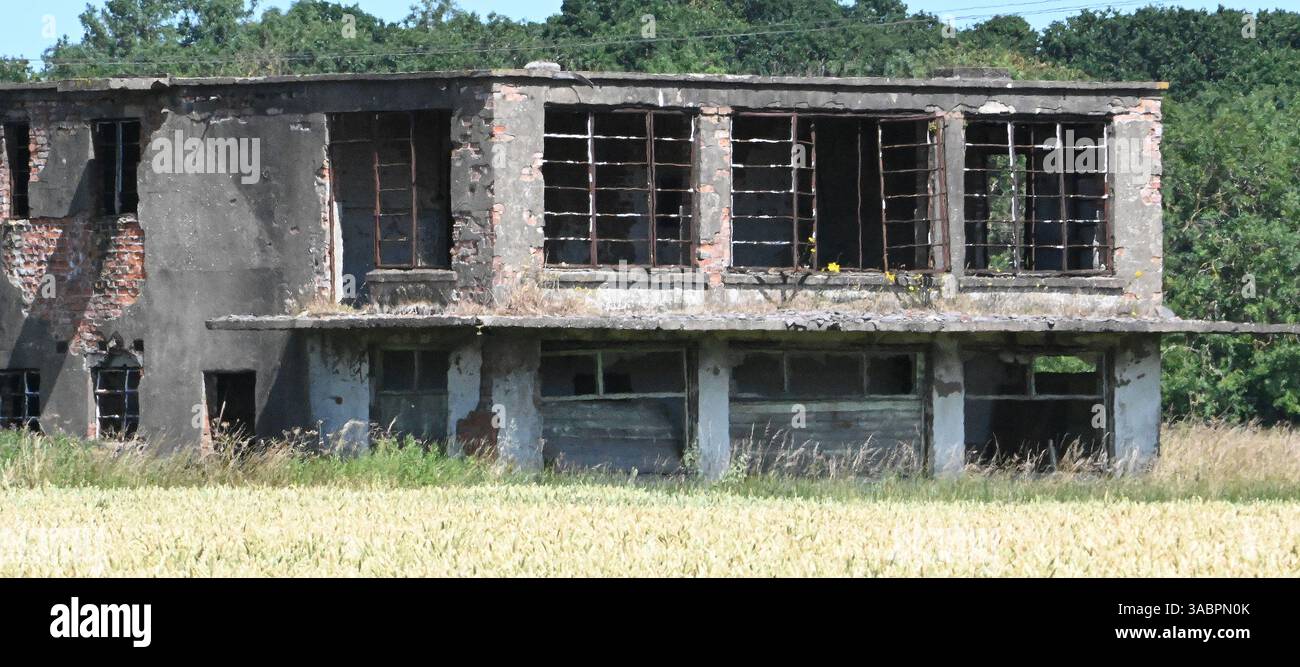 RAF Catfoss watch office. World war two military airfield architecture ...