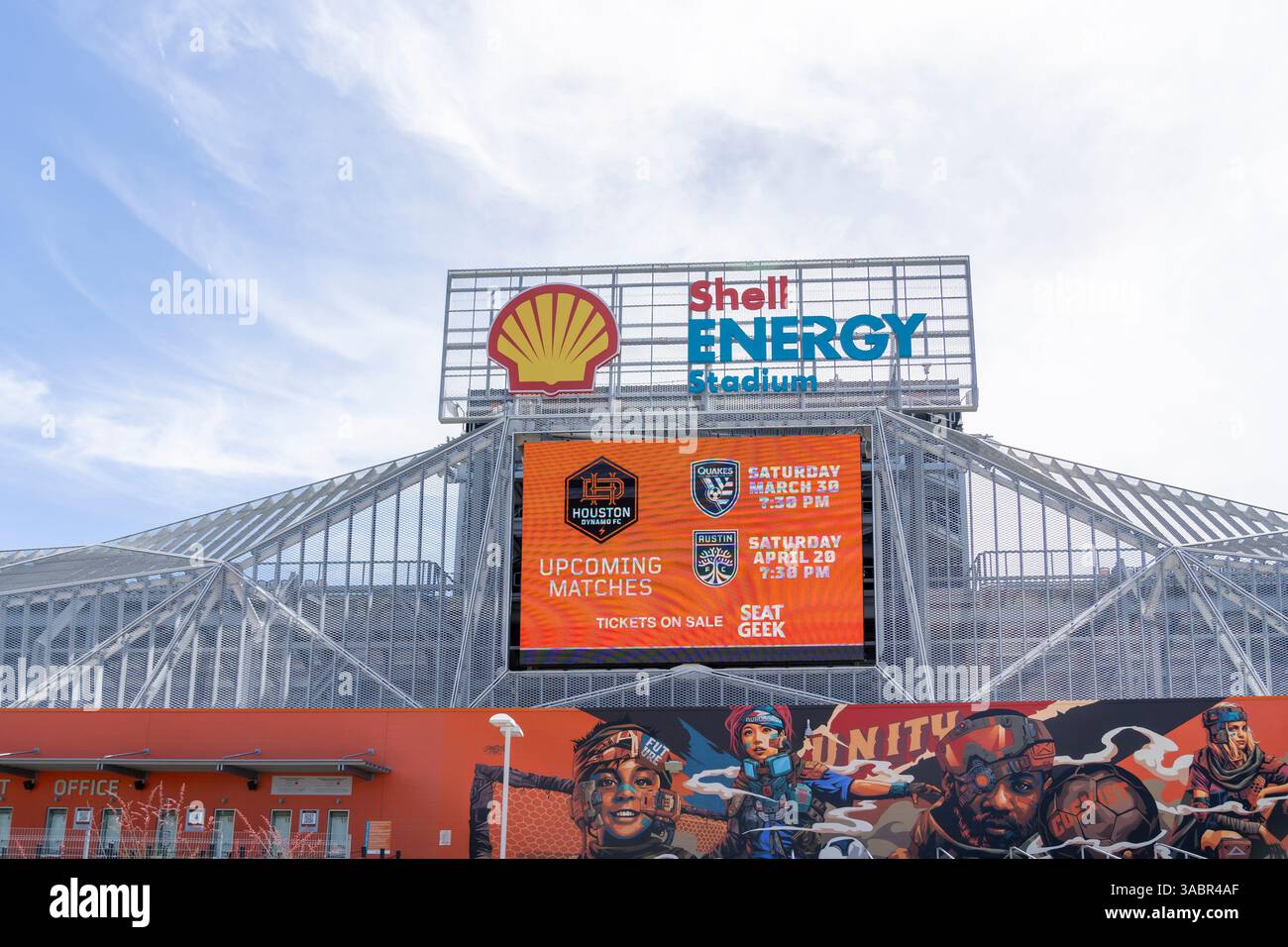 Shell Energy Stradium Shell Energy Stadium in Houston, Texas, USA Stock Photo - Alamy