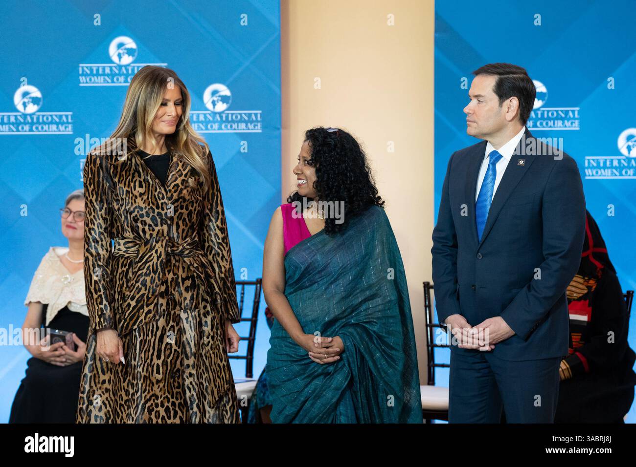 April 1, 2025, Washington, District of Columbia, USA: First Lady ...