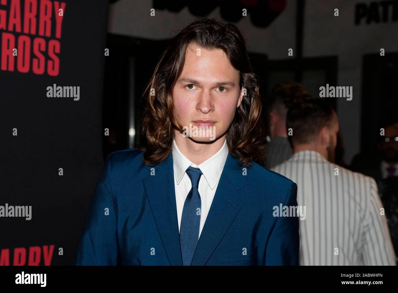 Ansel Elgort attends the Broadway opening night of "Glengarry Glen Ross