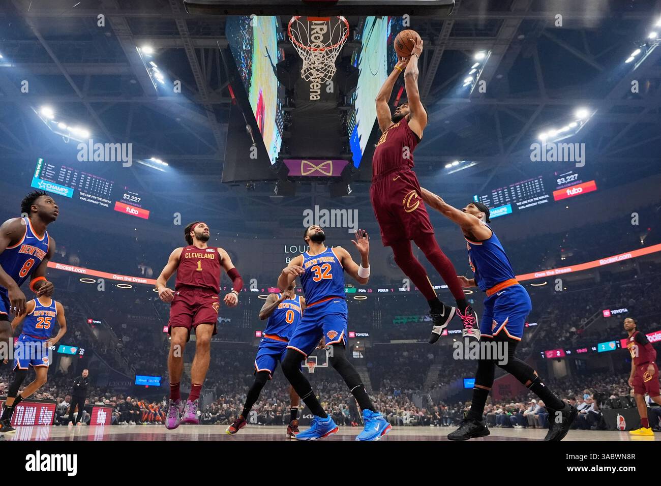 Karl-Anthony Towns Knicks dunk Cavs What This Means for the Cavaliers
