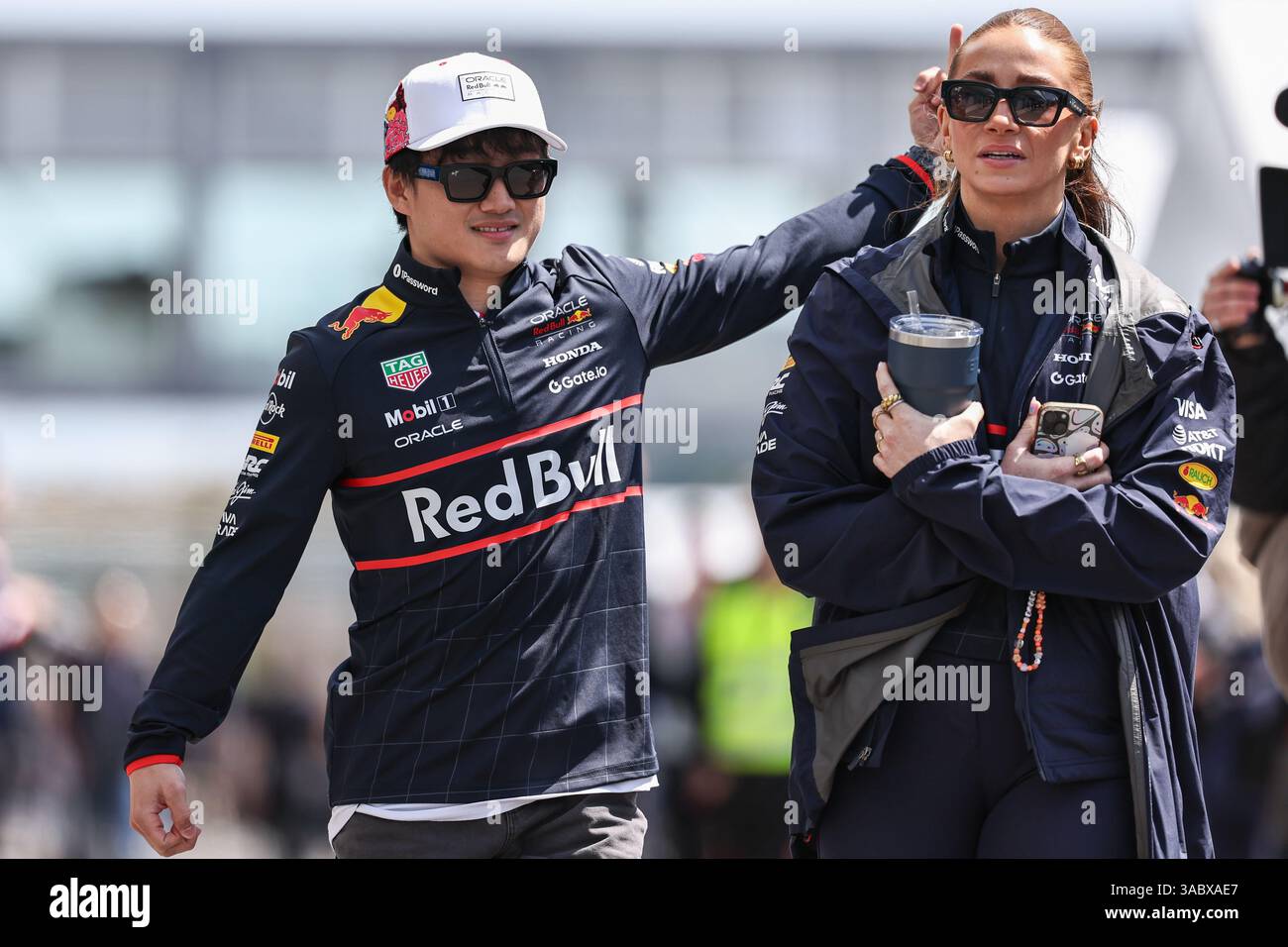 Oracle Red Bull Racing Japan SUZUKA, JAPAN - APRIL 3: Yuki Tsunoda of Japan and Oracle Red Bull ...