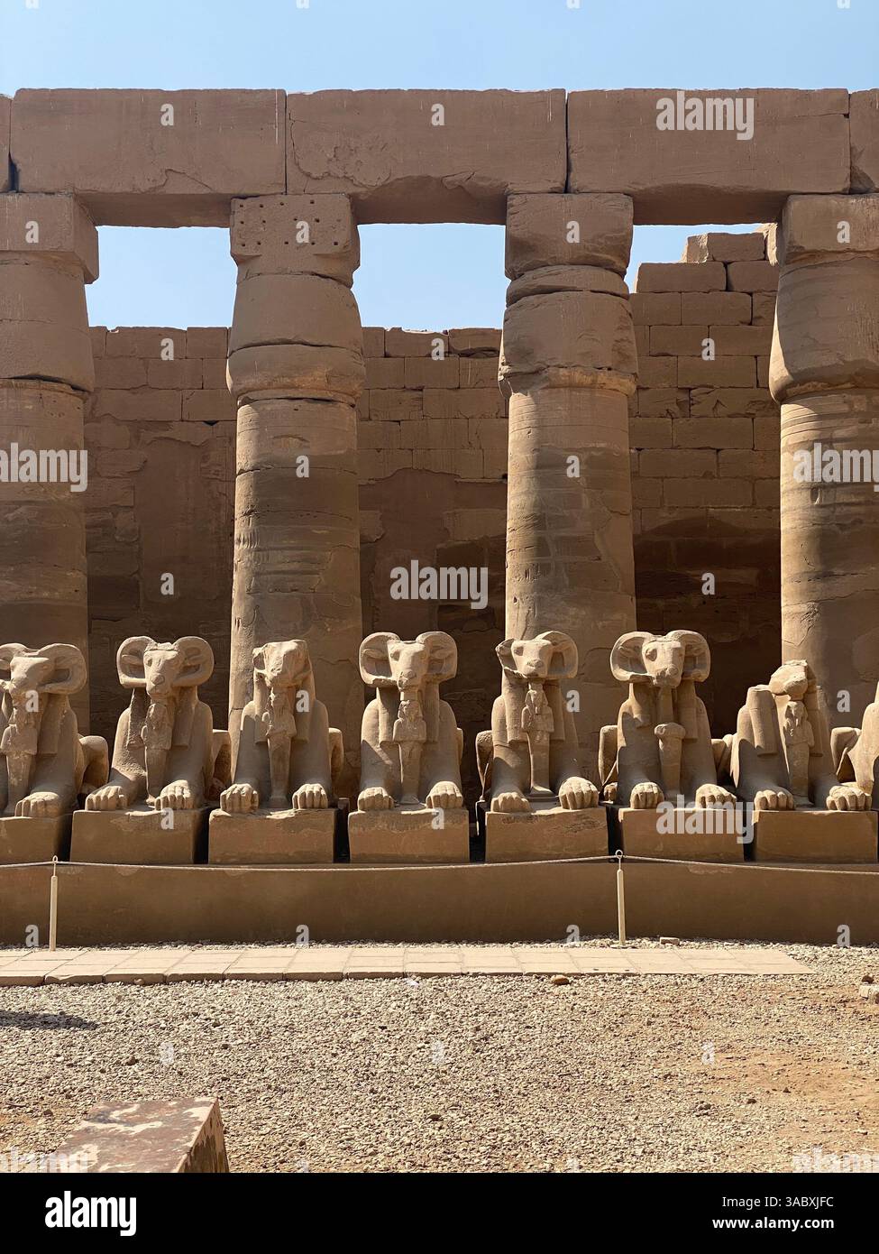luxor temples - Smartphone Captured Stock Image