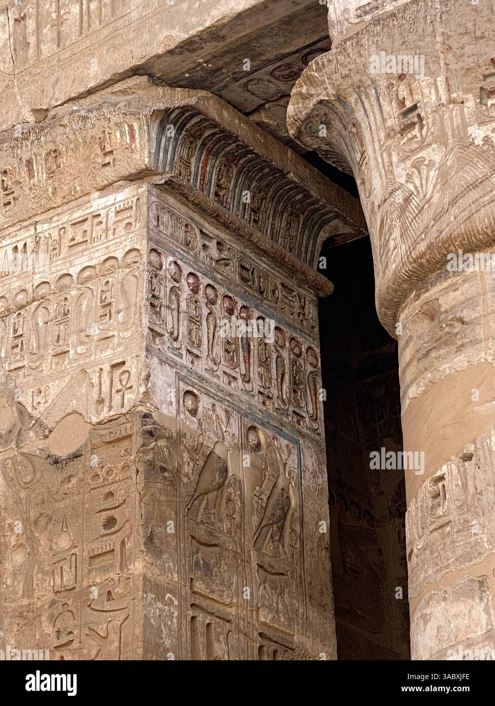 luxor temples - Smartphone Captured Stock Image