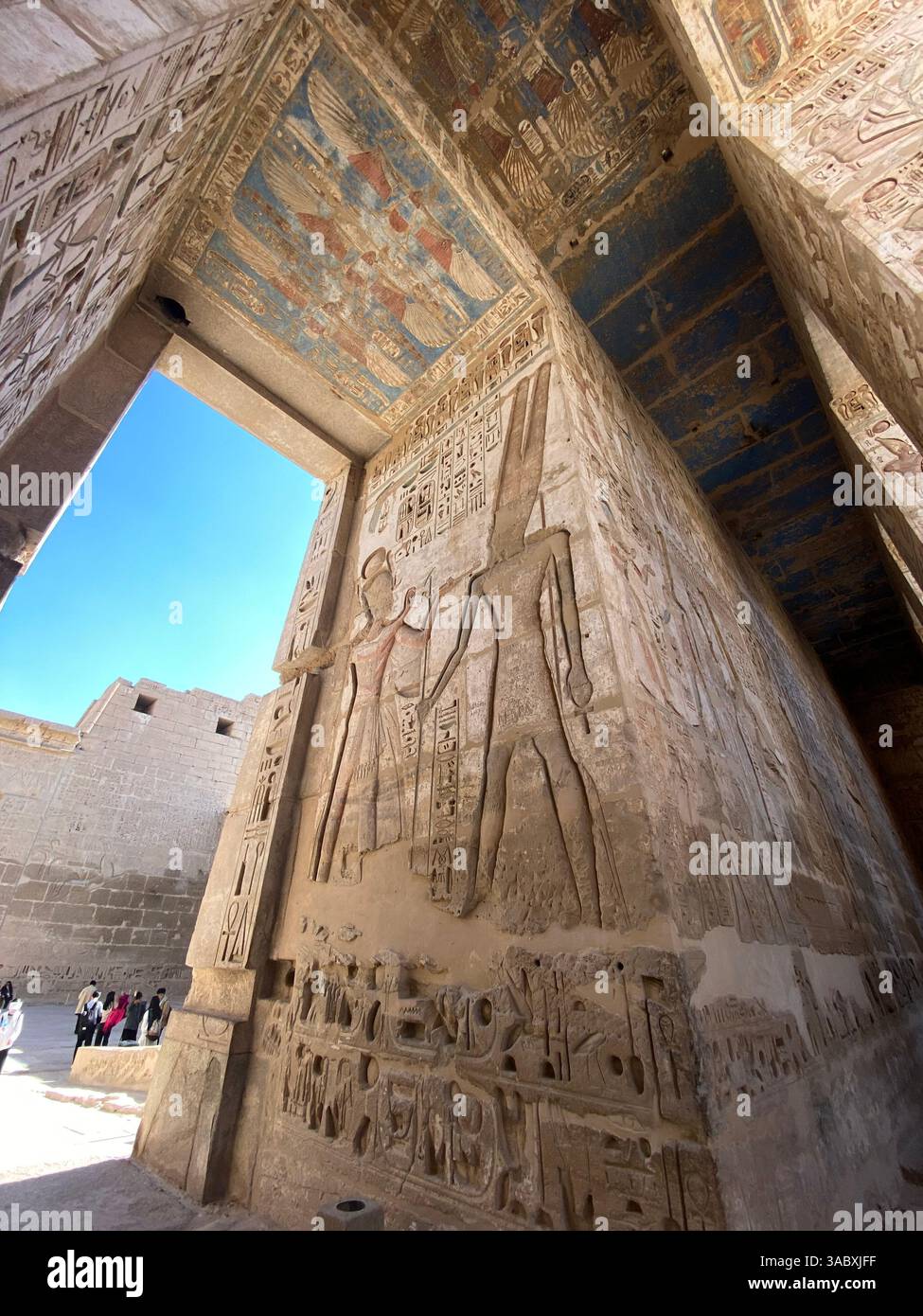 luxor temples - Smartphone Captured Stock Image