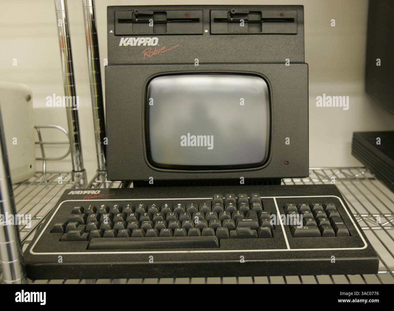 (published 02/28/2005, C-) The Kaypro Robie is one of the early PCs that have become a collectors' item at the Computer Museum of America. Earnie Grafton/UT Stock Photo