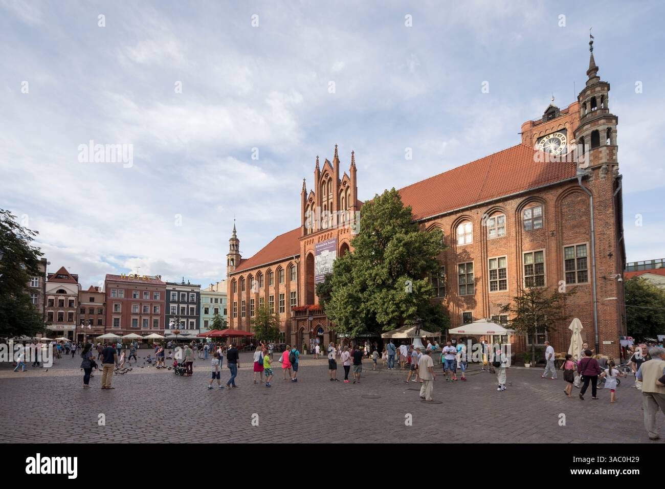 Torund Poland, Torun, the medieval town hall and square. A UNESCO world ...