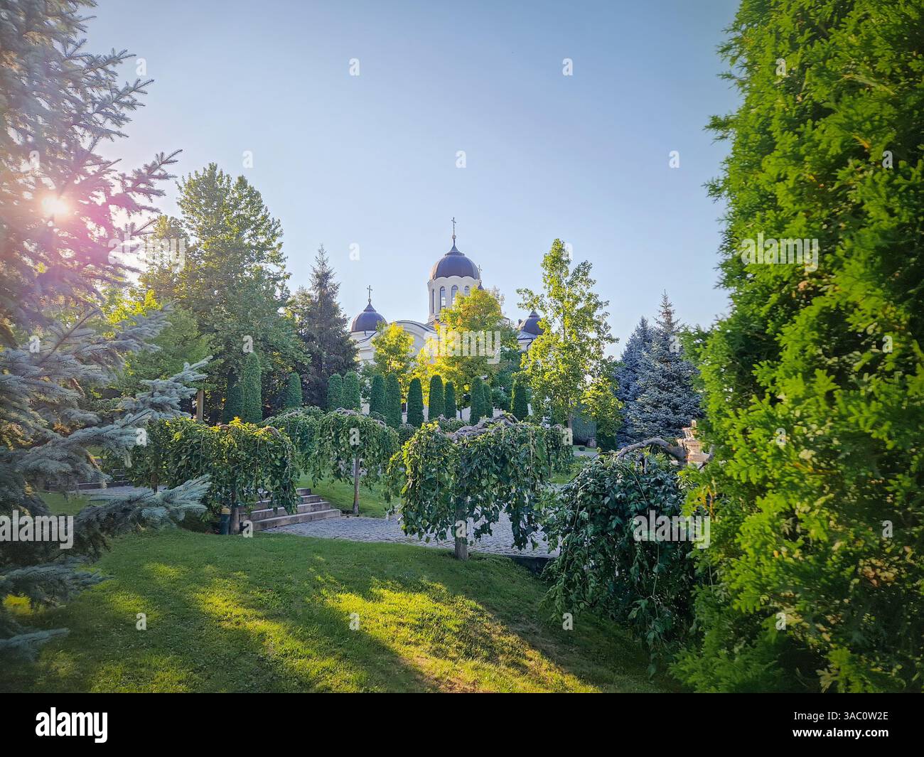 The orthodox monastery of curchi hi-res stock photography and images ...
