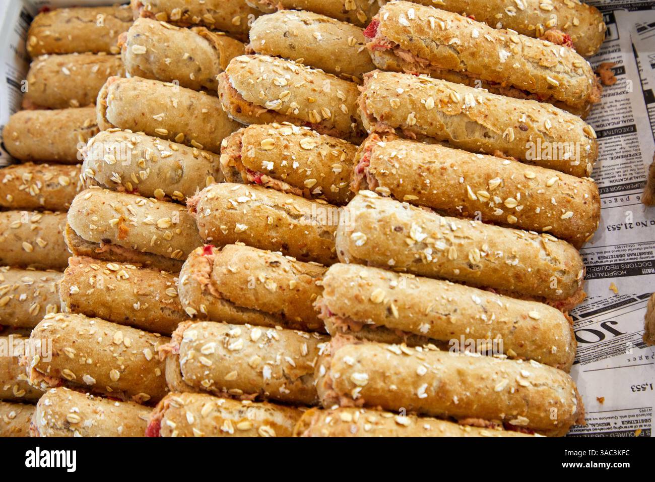 Sandwich, Catering, business breakfast, event, congress Stock Photo