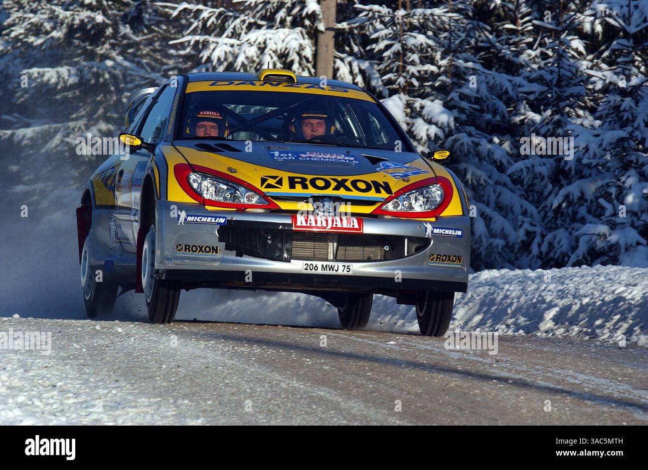 Miniature Vitesse 1/43 - Peugeot 206 WRC Rallye Suède 2003 - Gronholm