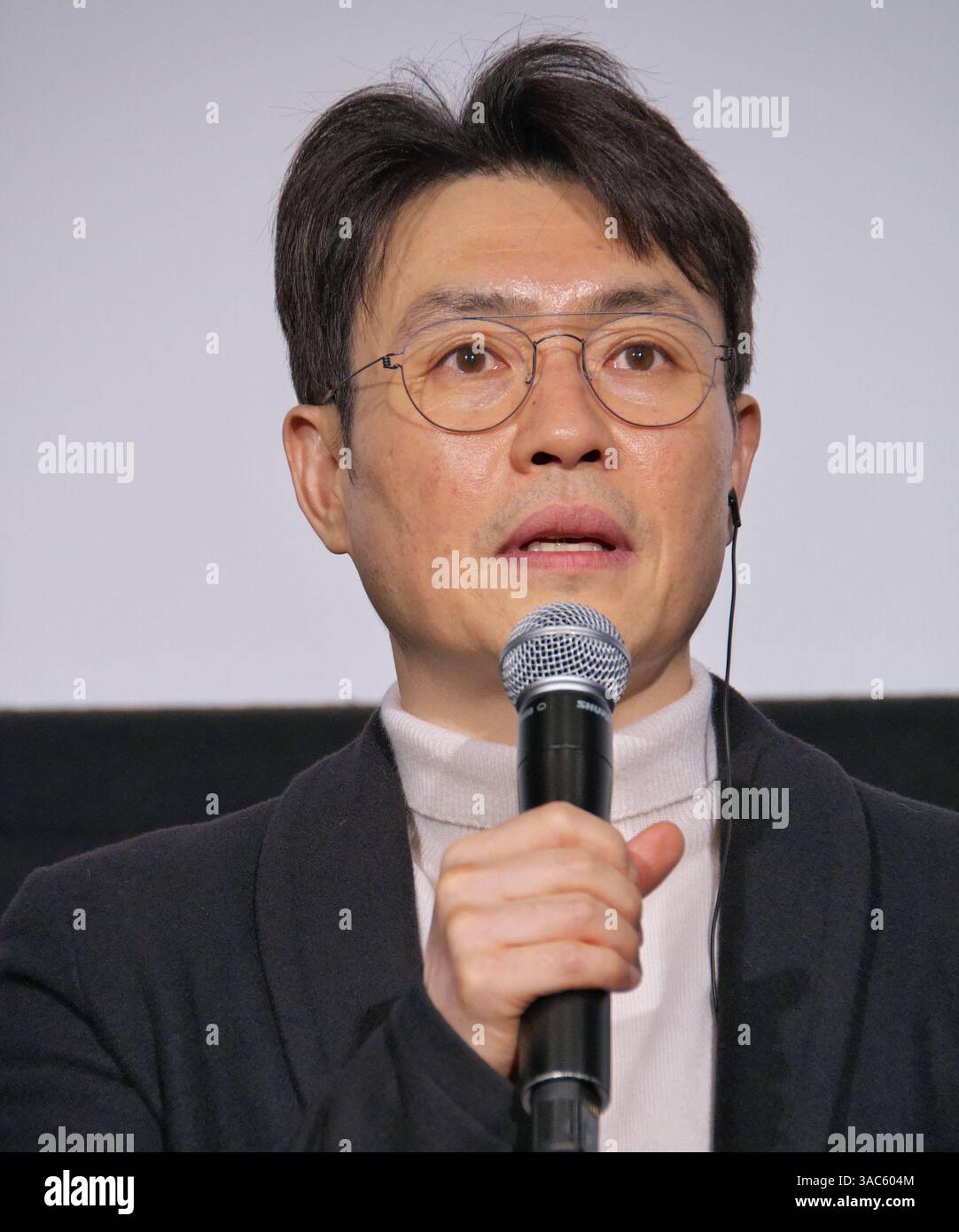 Tokyo, Japan. 03rd Apr, 2025. Director Ryoo Seung-wan attends the Japan ...