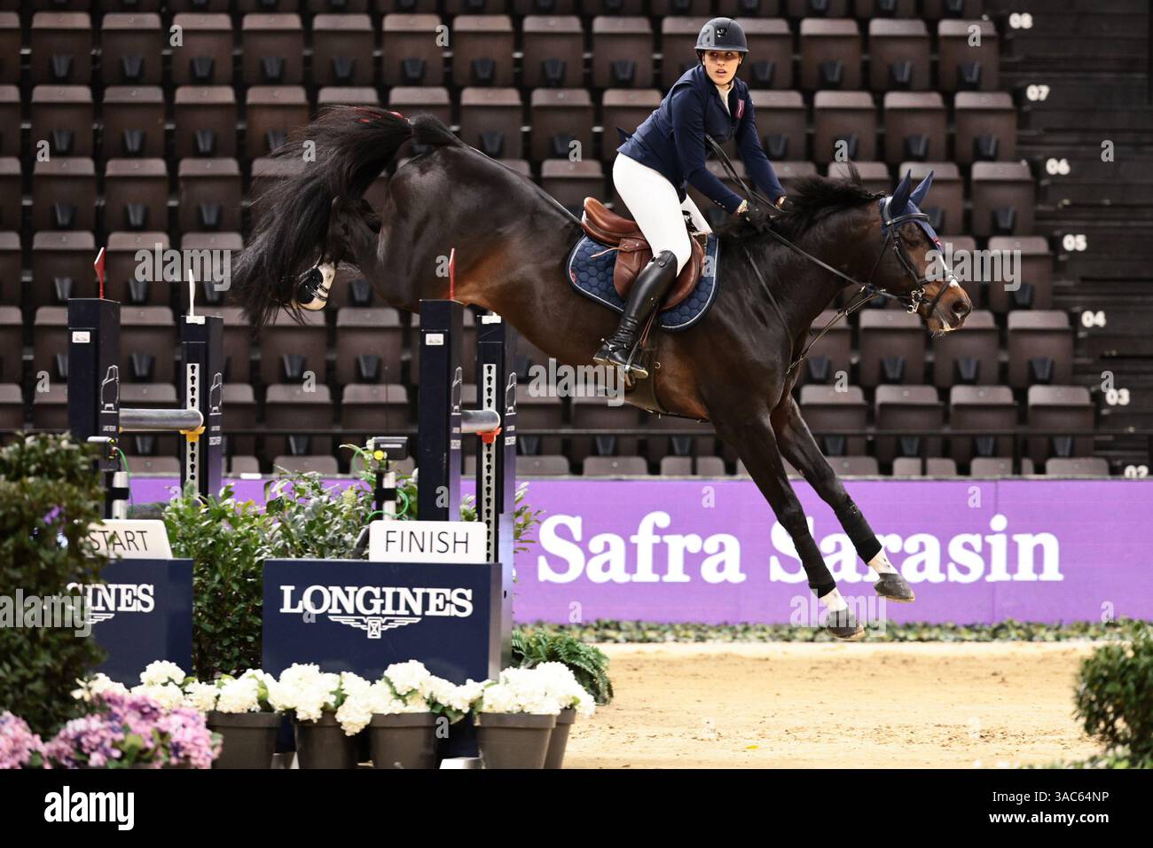 Noora VON BÜLOW of Great Britain with Balinsky during the Prize of ...