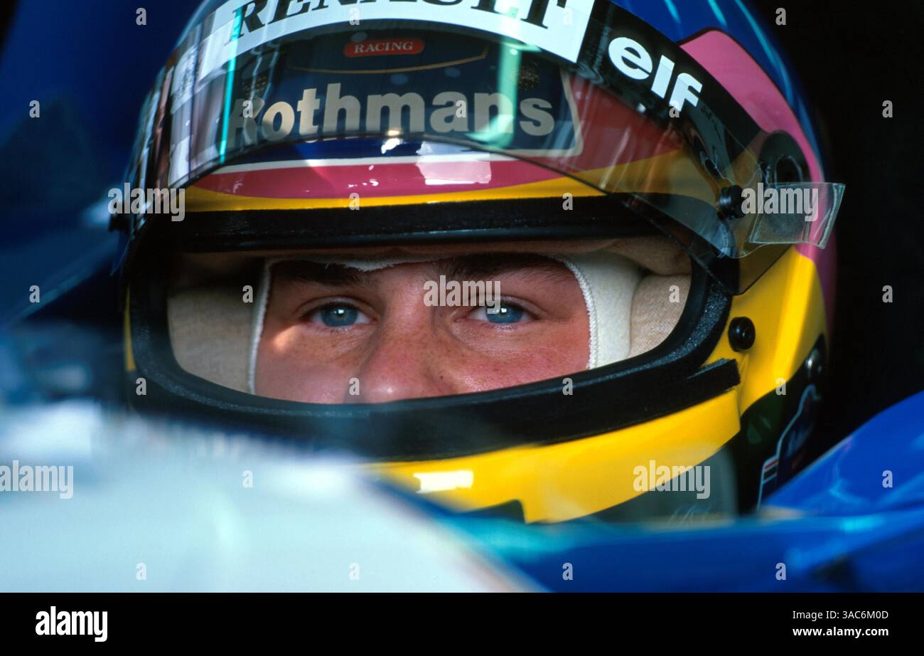 Race Winner Jacques Villeneuve Williams FW18 Pulled Off A News Photo
