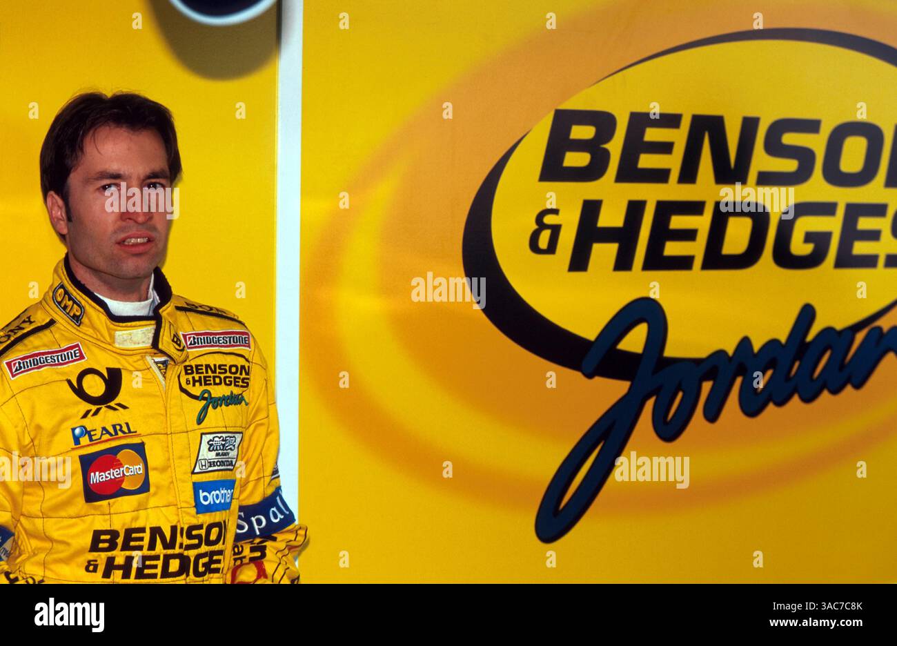 Jordan formula 1 driver Heinz Harald Frentzen of Germany tests his