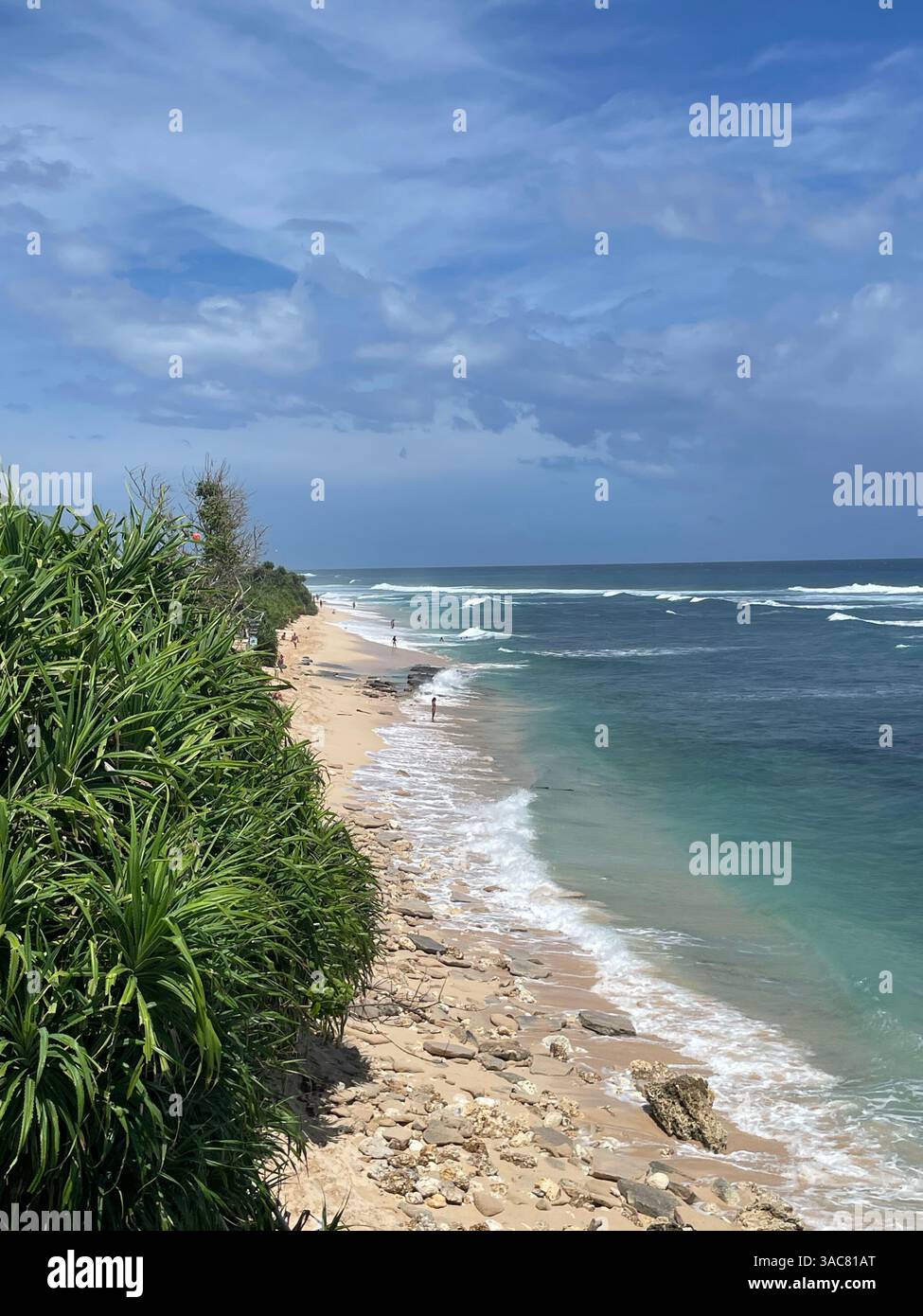 POV: Nyang Nyang Beach - Smartphone Captured Stock Image