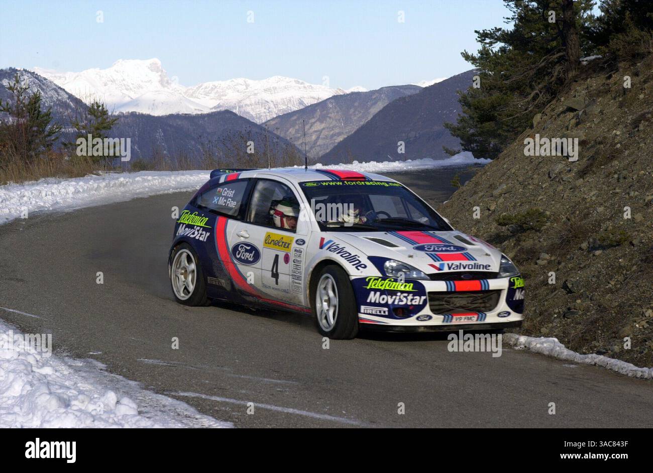 Photo Rallye Colin McRae & Nicky Grist - Ford Focus WRC 2002, Action, Neuve