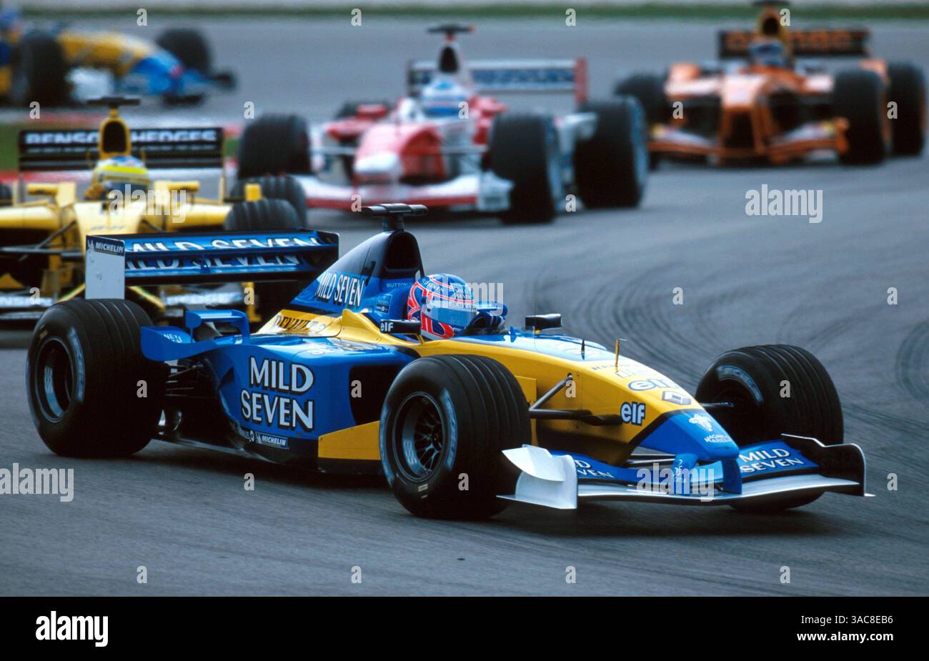 Fourth Placed Finisher Jenson Button GBR Renault R202 Lost His First Fourth Placed Finisher Jenson Button GBR Renault R202 Lost His First